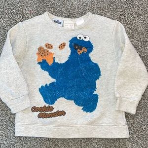 Zara Cookie Monster crewneck